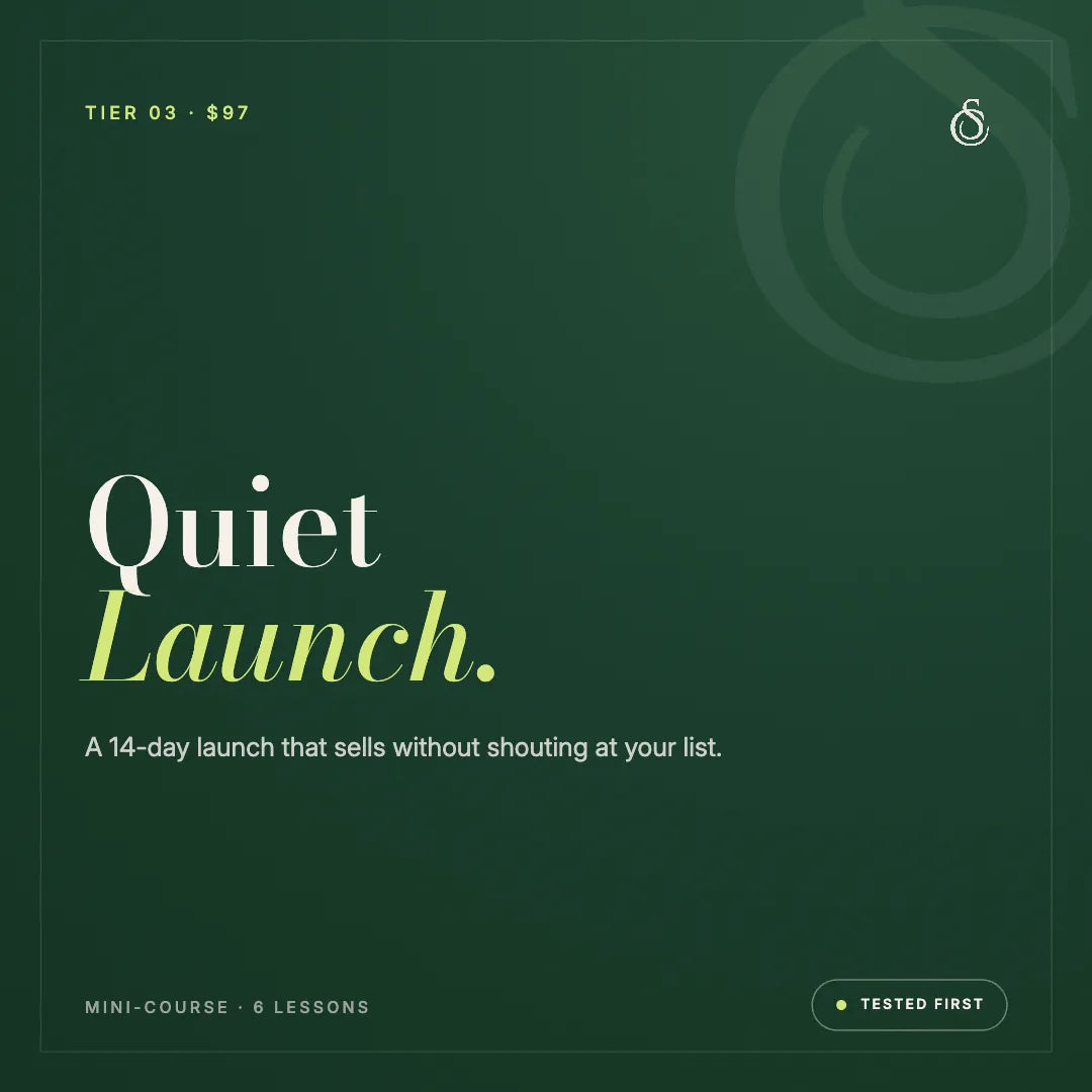 Quiet Launch